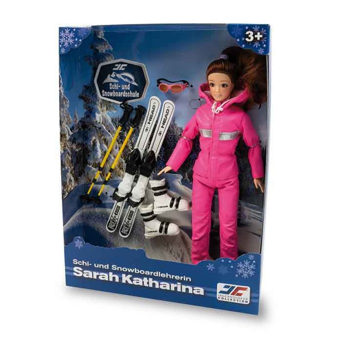 Sarah Katharina mit Ski
